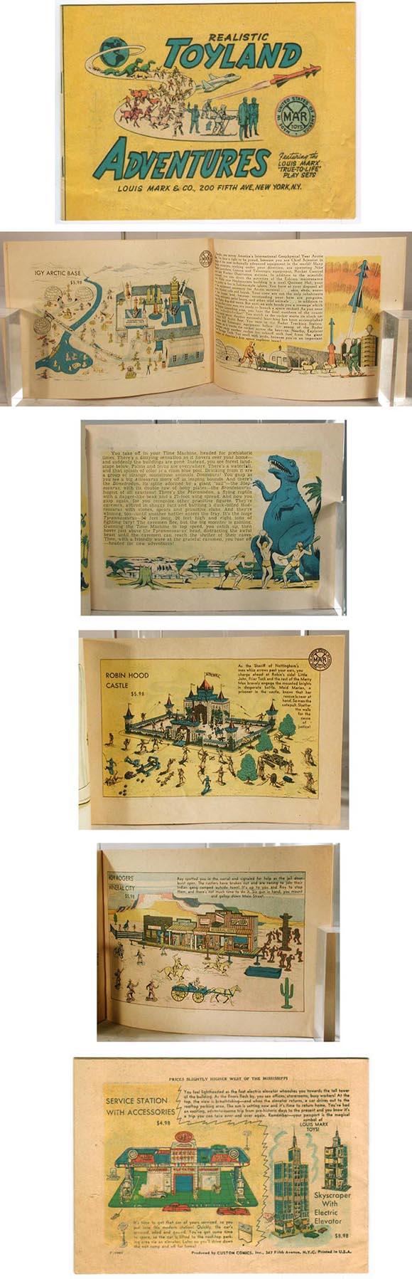 1958 Marx, 16pg. Playset Comic Premium 